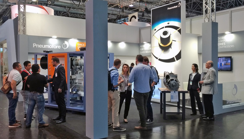 Pneumofore Booth at Glasstec 2018